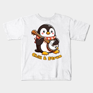 Banjo penguin Kids T-Shirt